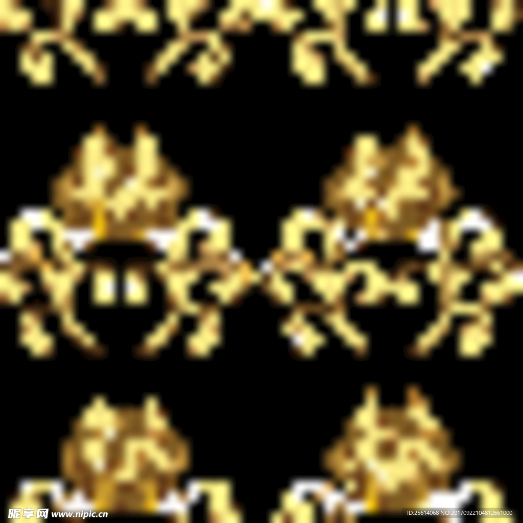 金色花纹图片