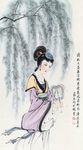 执扇仕女