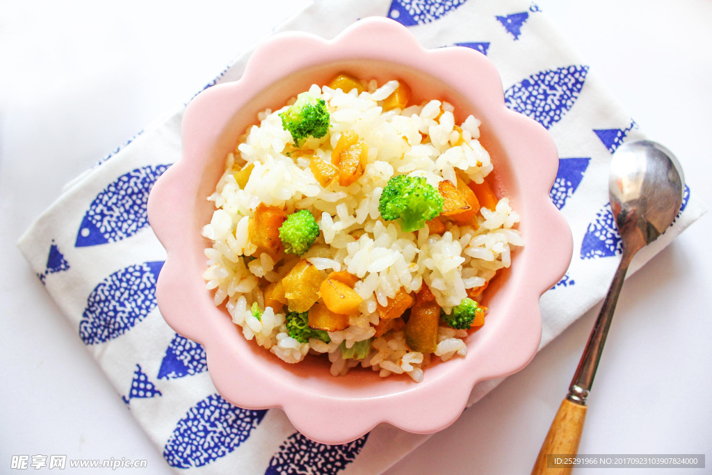 南瓜蔬菜炒饭