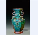 钧瓷瓶 钧瓷 花瓶 瓷器