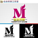 M字母logo