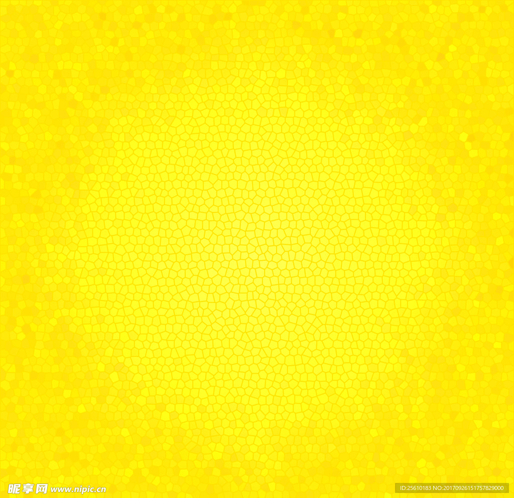 黄色蜂窝状色块