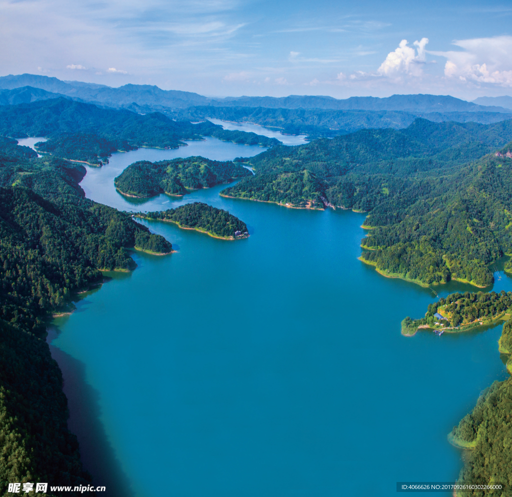 广东江门风景湖