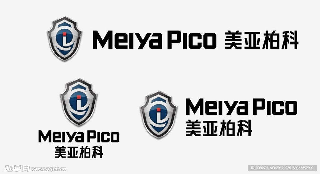 美亚柏科立体logo