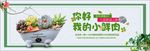 灰色小清新多肉绿植盆电商海报