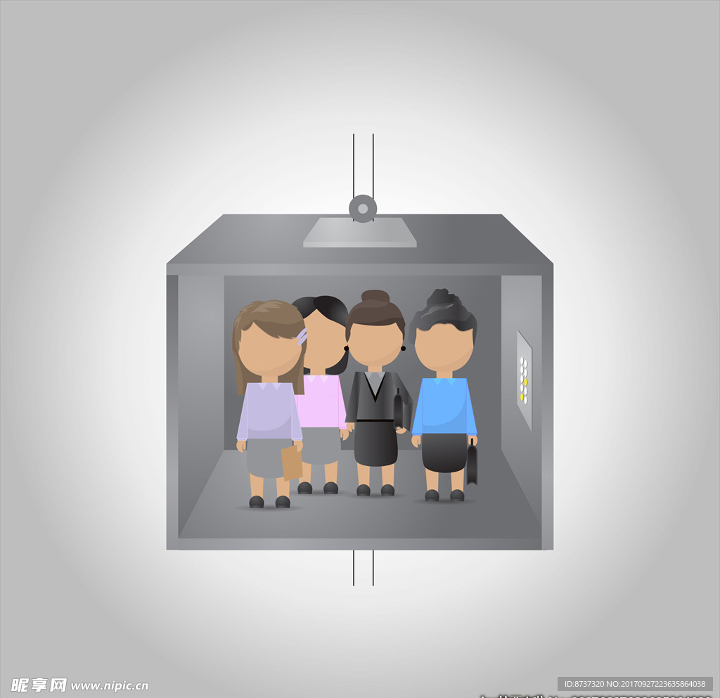 矢量卡通办公图片