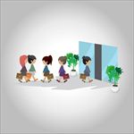 矢量卡通办公图片