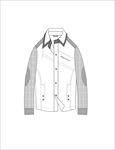 服装款式画技法矢量图下载