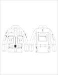 服装款式画技法矢量图下载