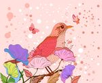 花鸟背景