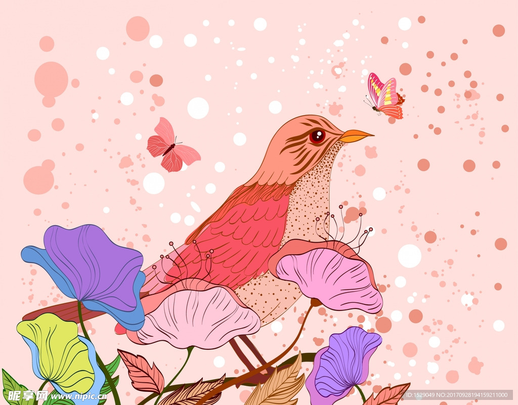 花鸟背景