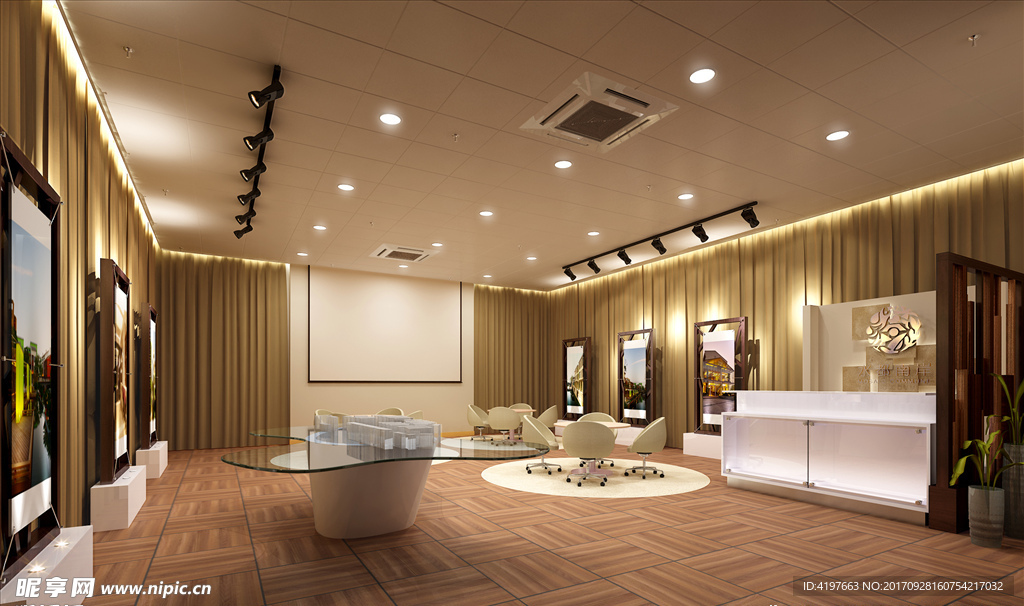 展厅模型