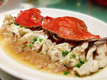 海鲜美食 清蒸梭子蟹