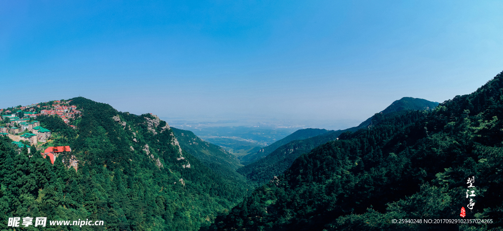 望江亭观景台全景