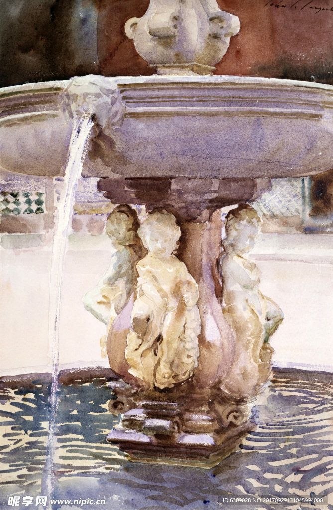 水彩画