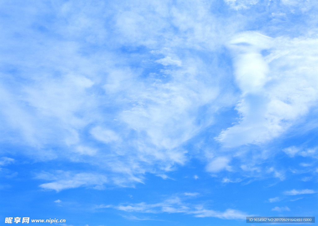 白云天空