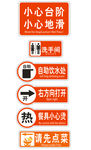 红底标识牌