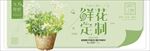 绿色文艺小清新多肉植物淘宝