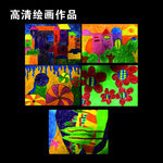 手绘绘画作品