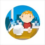 矢量人物办公室