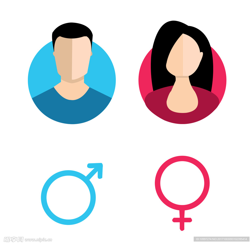《男女差异》---图形设计|平面|图案|夏winwin - 原创作品 - 站酷 (ZCOOL)
