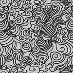 黑白花纹底纹矢量图下载