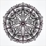 手绘插画图腾矢量图下载