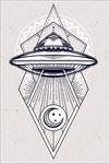 手绘插画图腾矢量图下载
