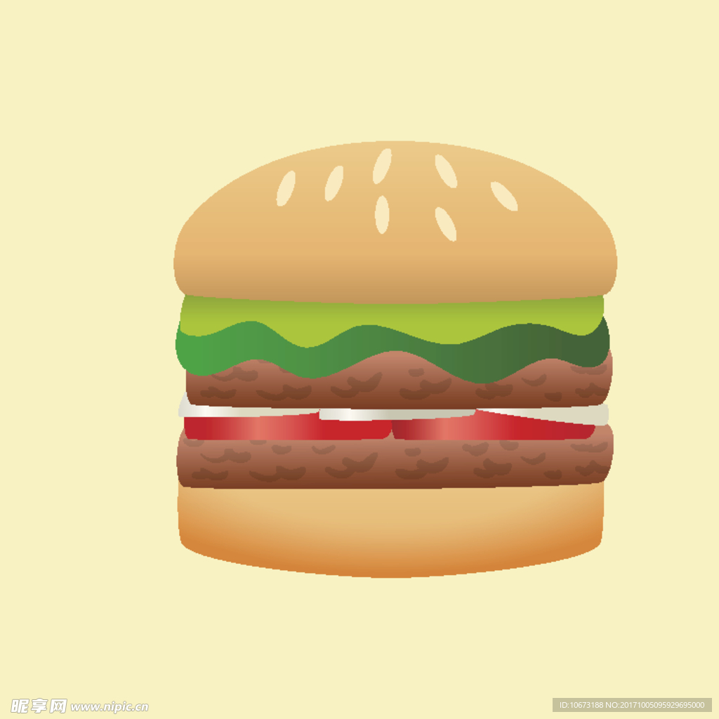 Hamburger fast food kawaii cartoon Stock Vector Image by ©jemastock ...