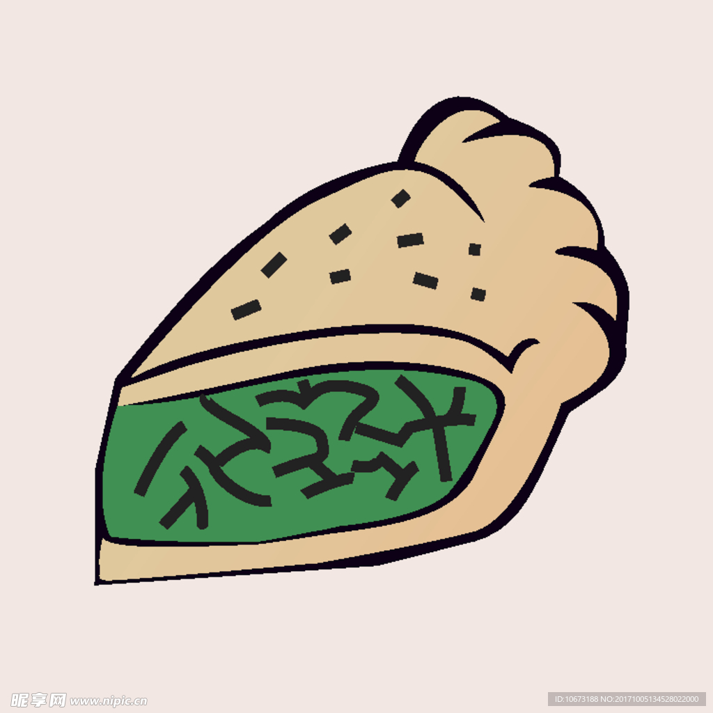 卡通蛋糕面包