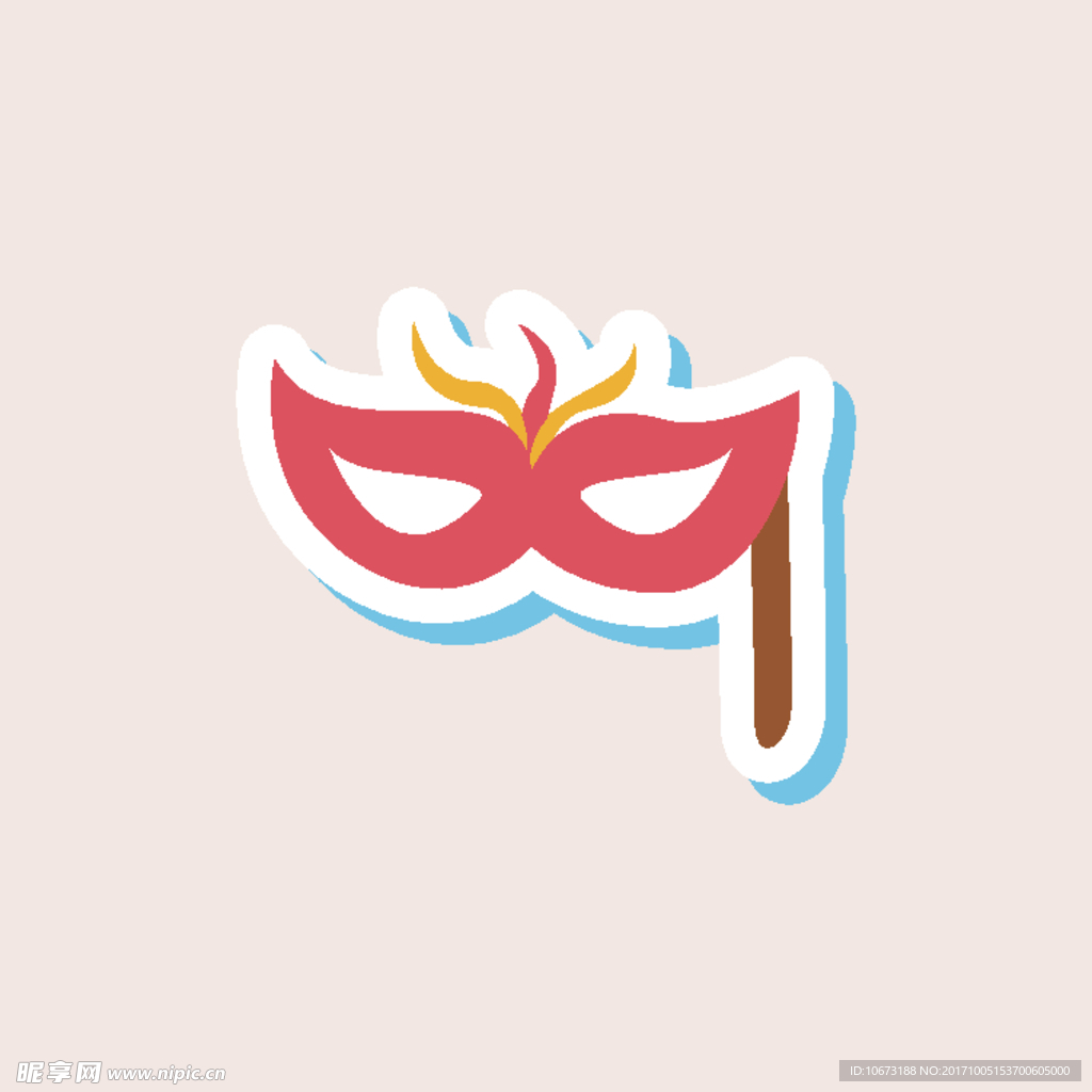 卡通面具