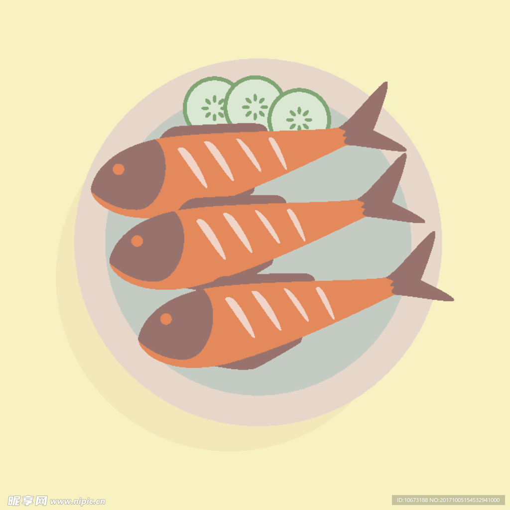 卡通日韩料理