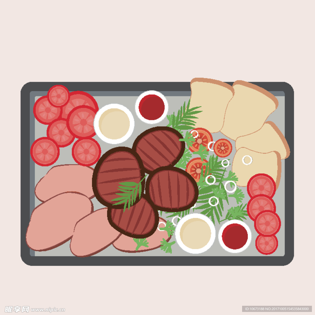 卡通日韩料理