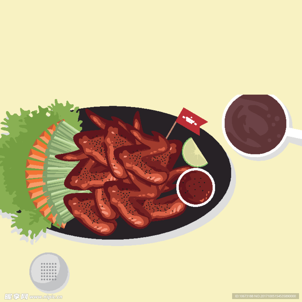 卡通日韩料理