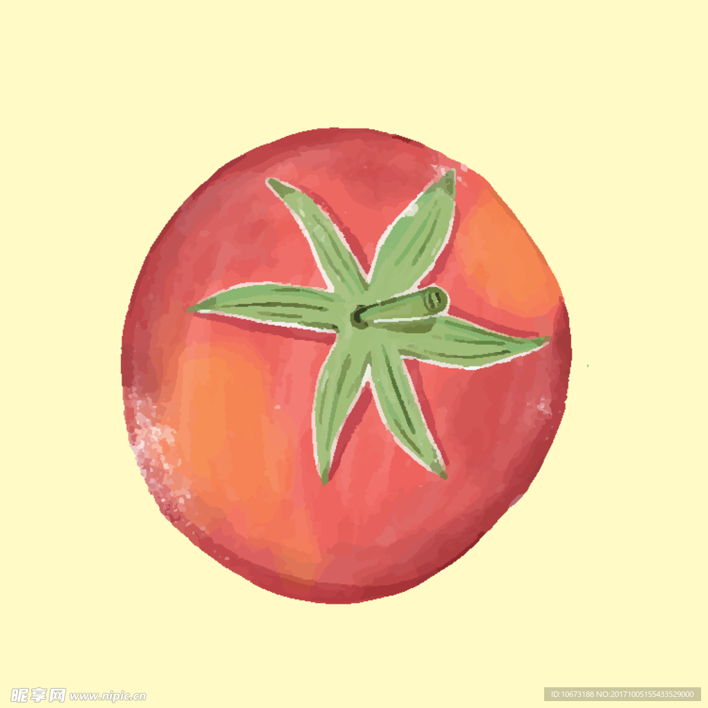 卡通番茄