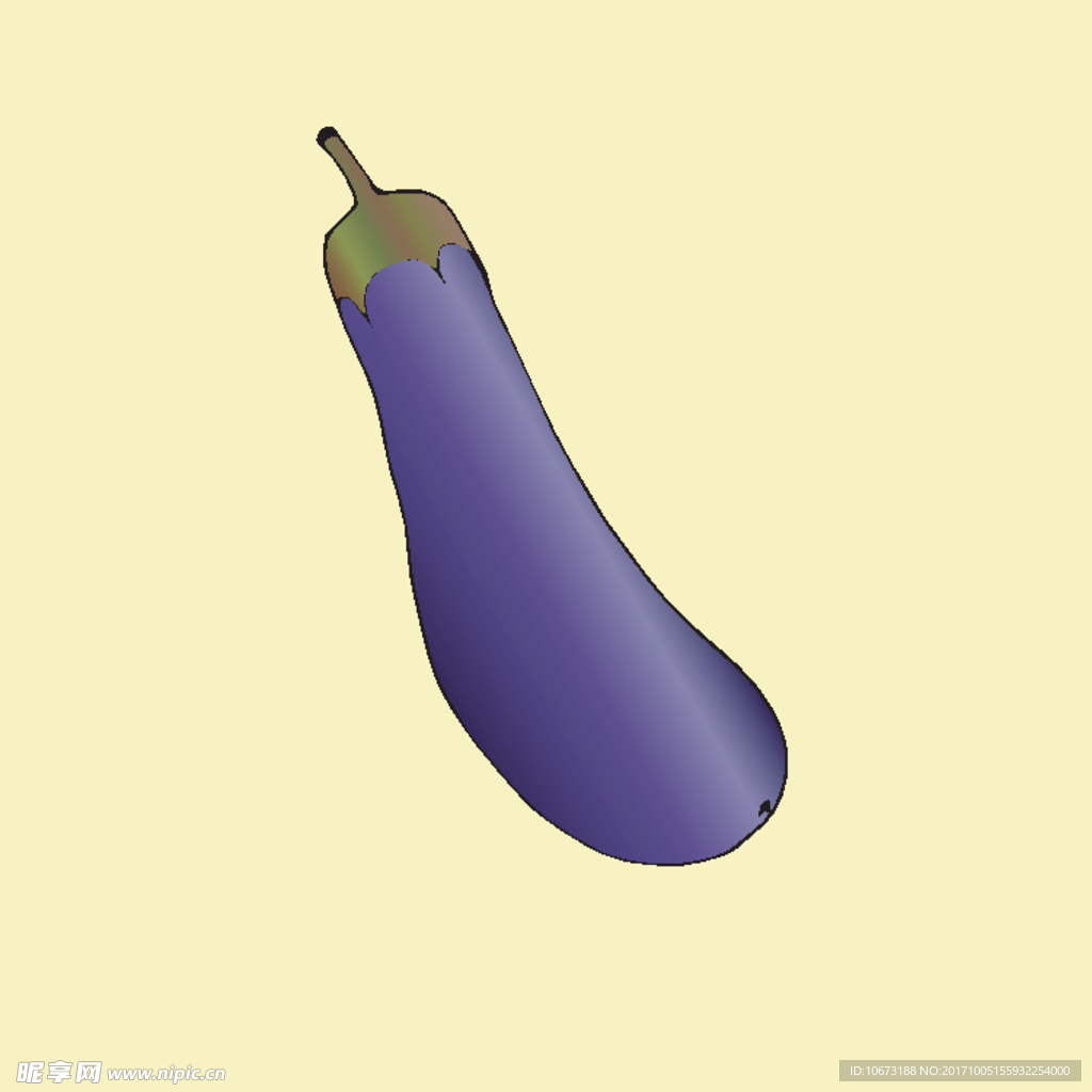 卡通茄子