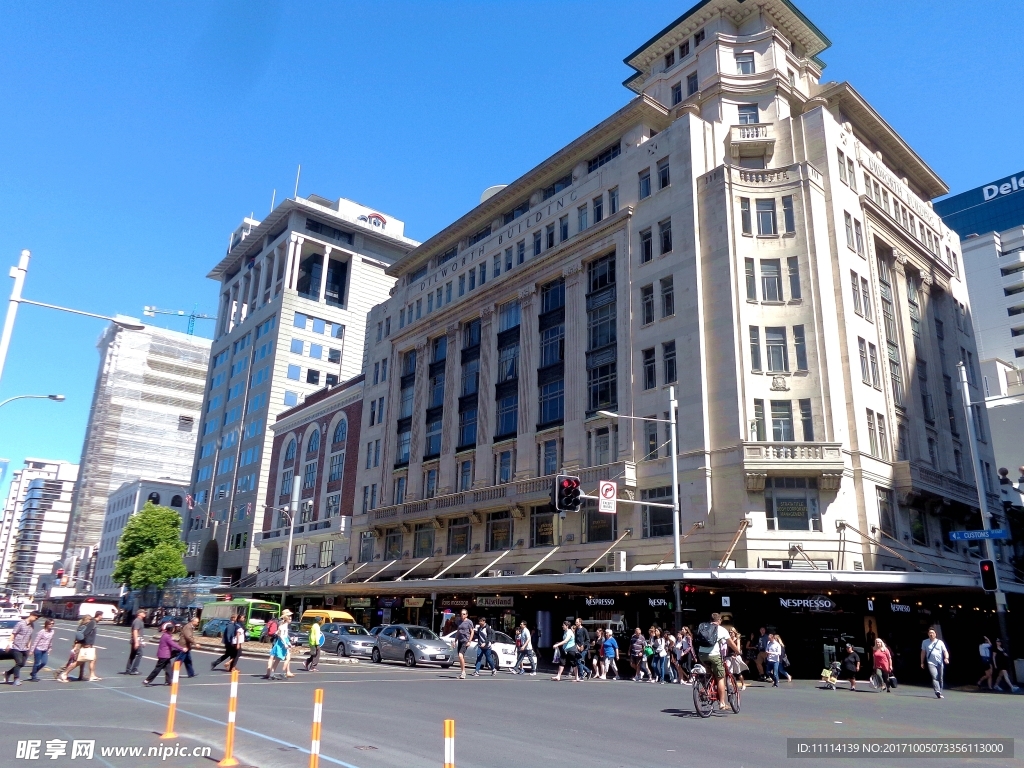 奥克兰皇后大街风景