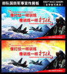 空军部队宣传展板