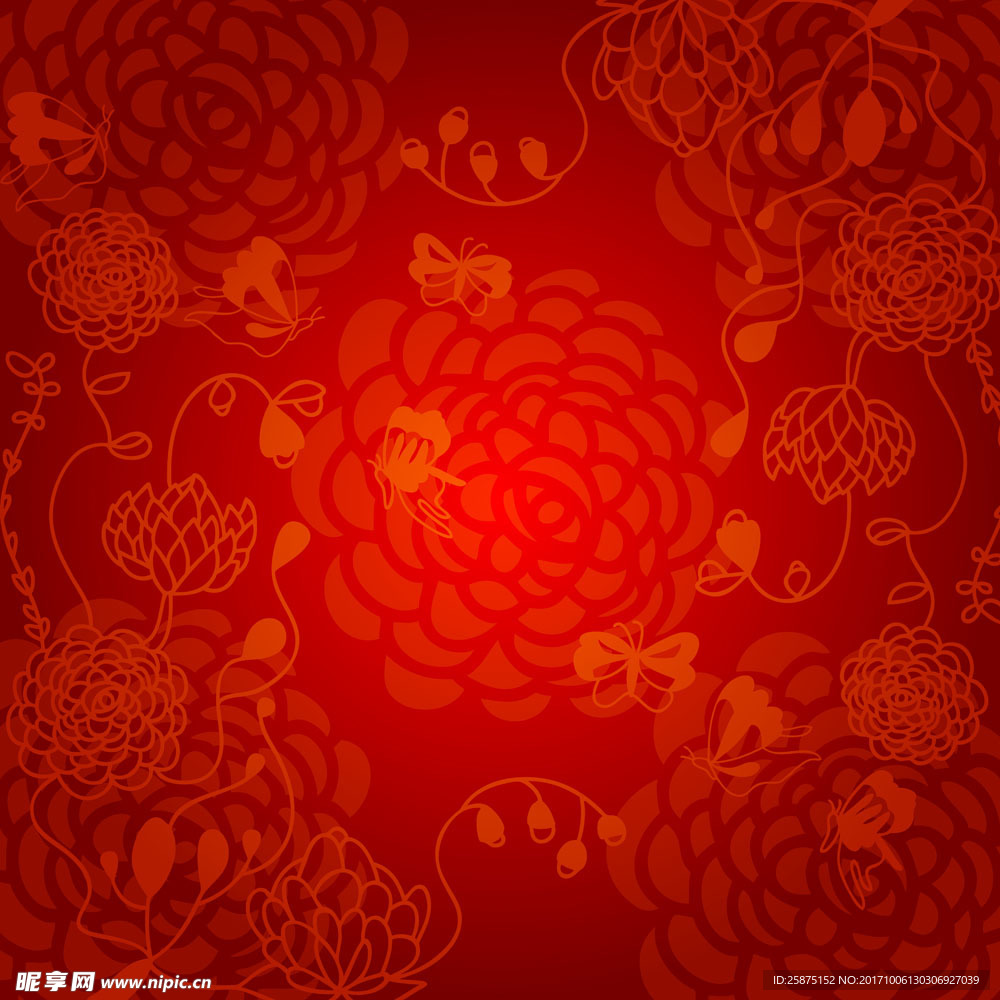 红色底纹