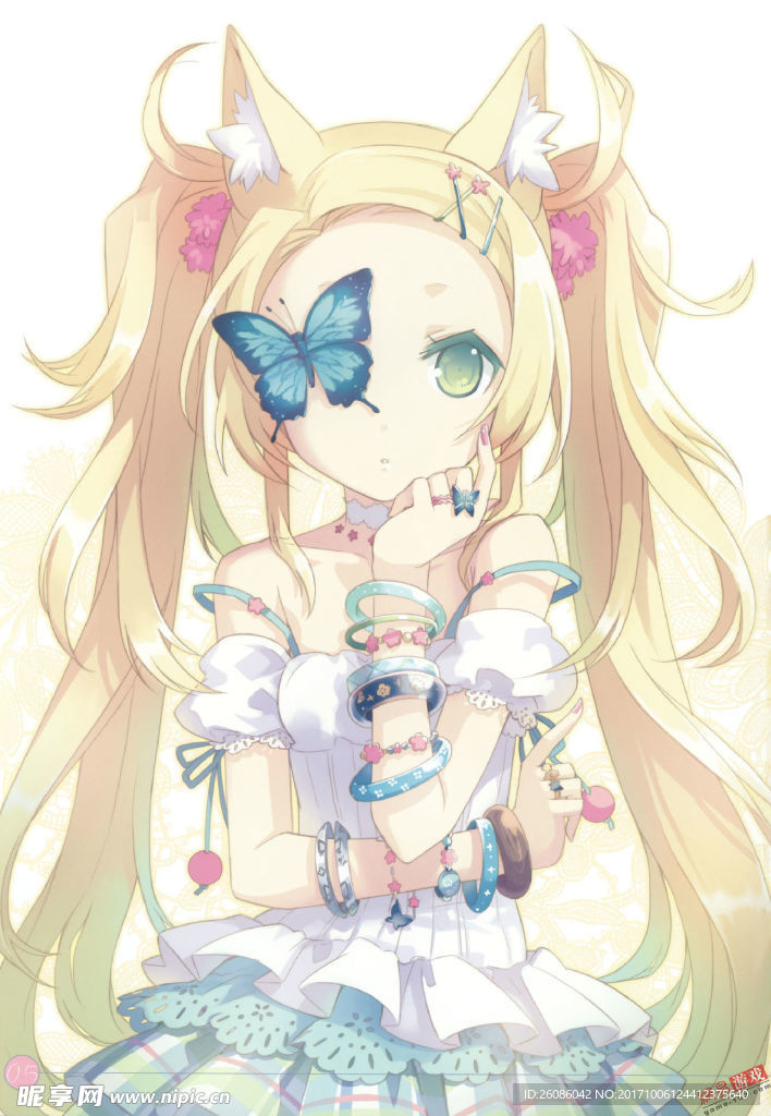 少女与蝴蝶
