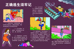 正确逃生的方法
