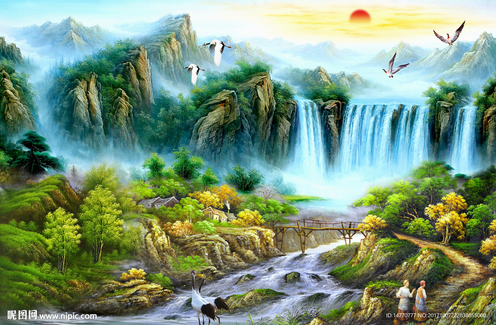 油画风景