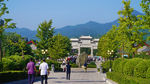 远眺山门