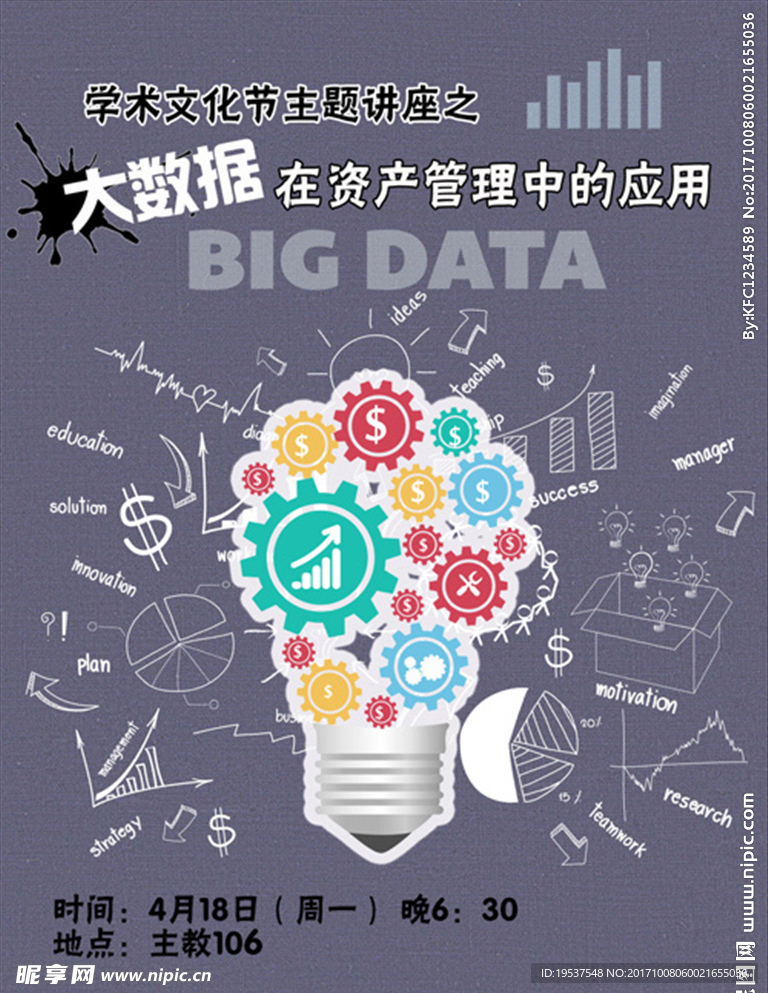 学术讲座海报