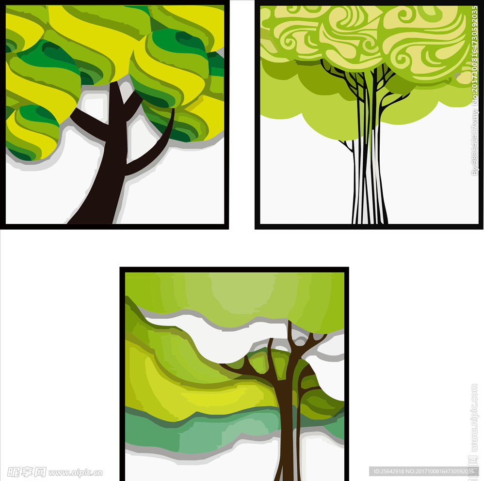 简约风景画