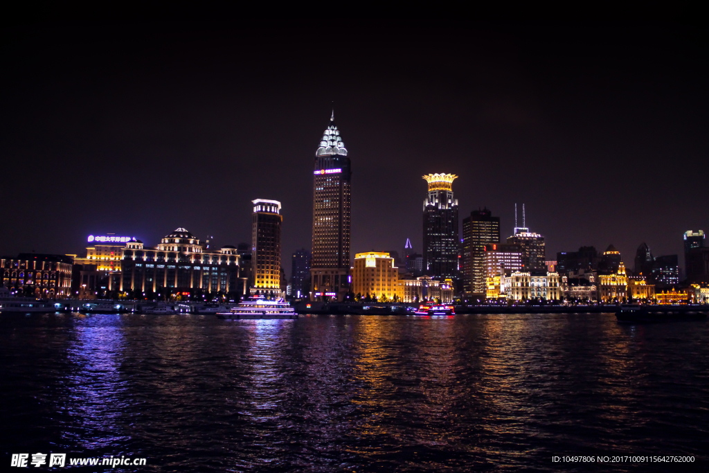 上海城市中心夜景