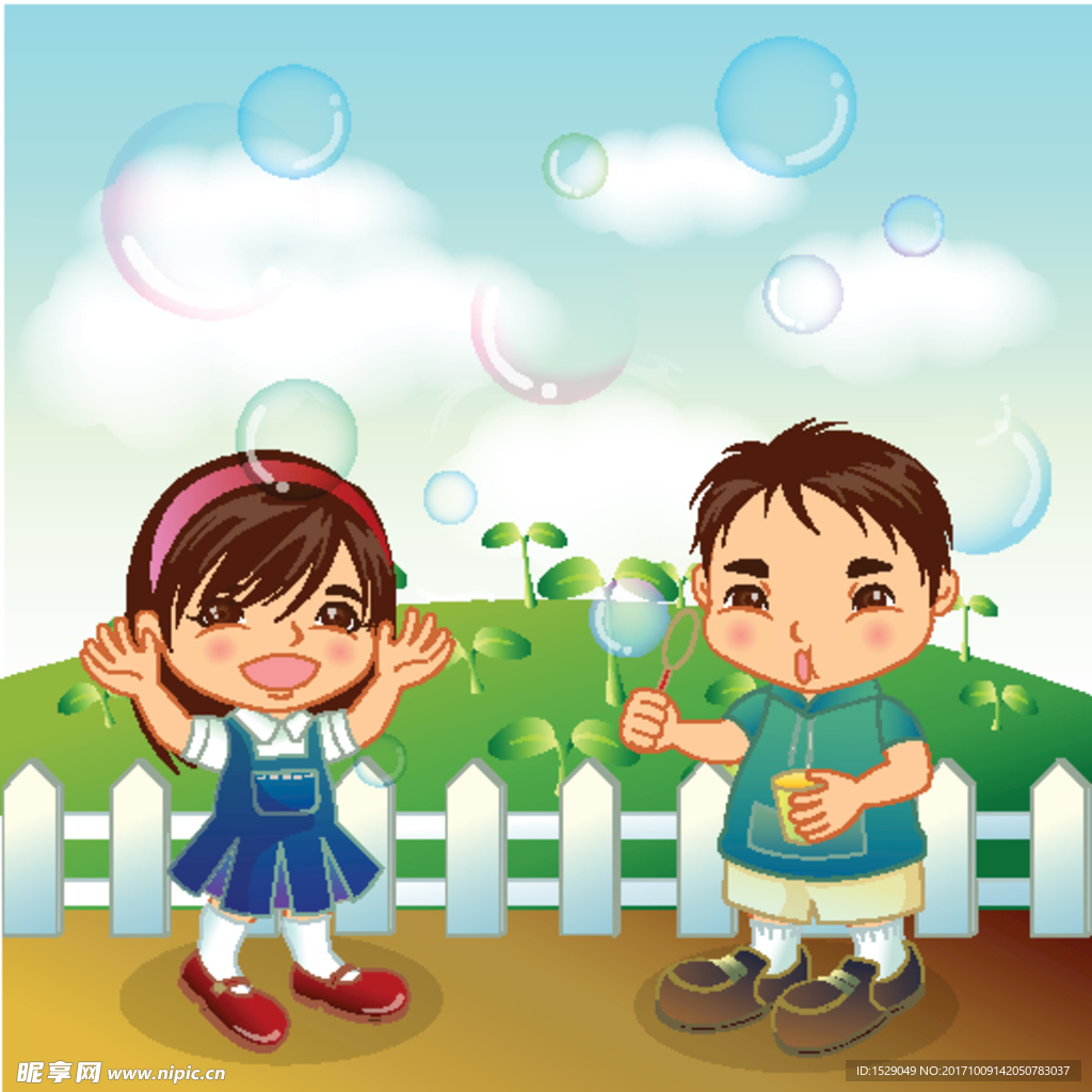 卡通儿童插画