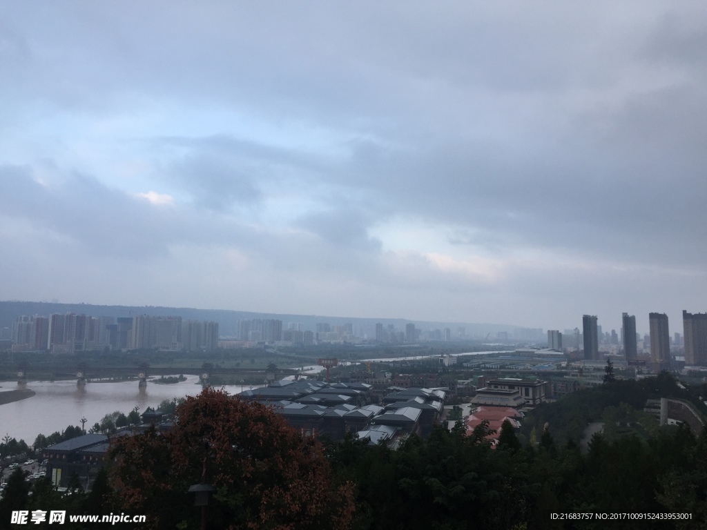 宝鸡全景