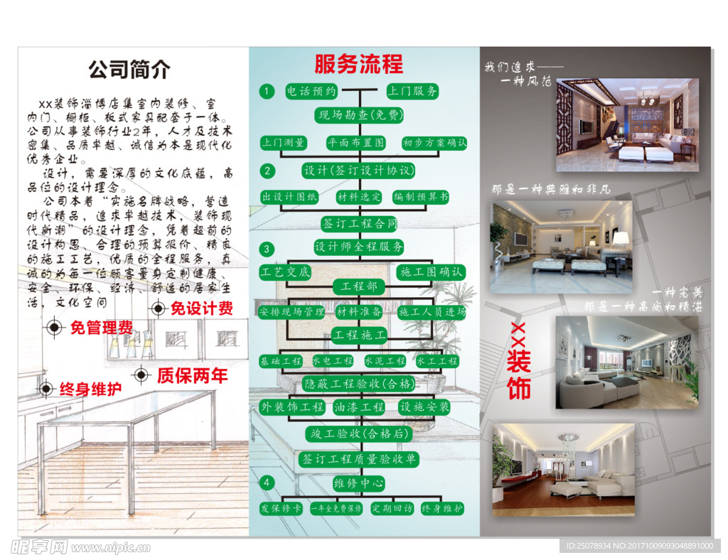 装饰公司DM单