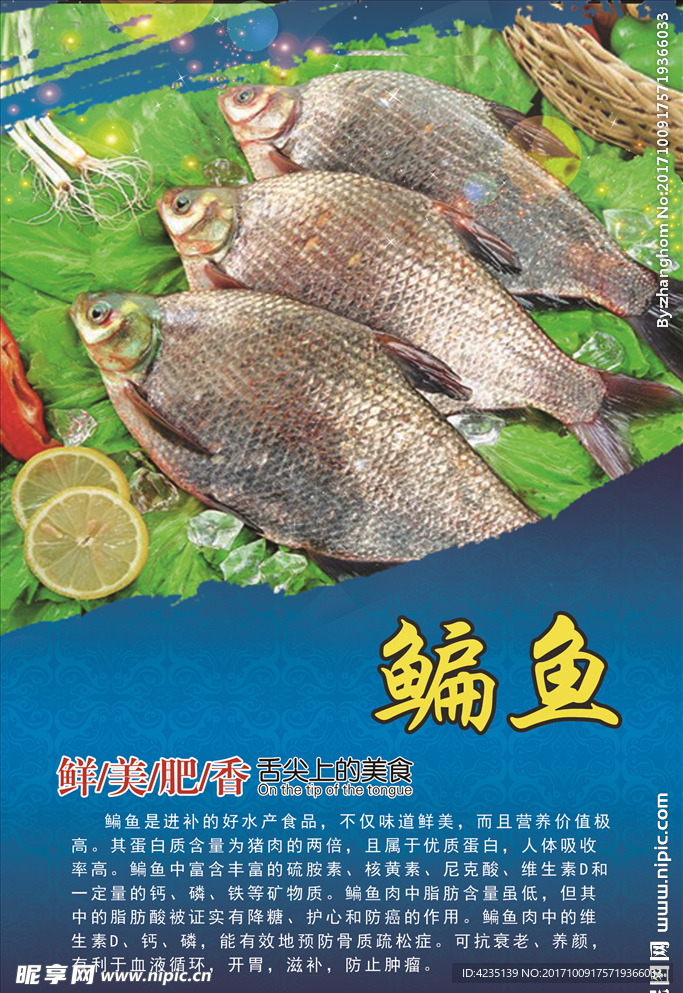 鳊鱼营养及价值